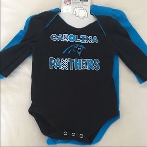 NFL 2 Piece Panthers Creeper Set